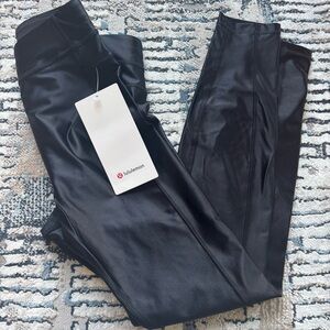 lululemon athletica Shiny Black Leggings